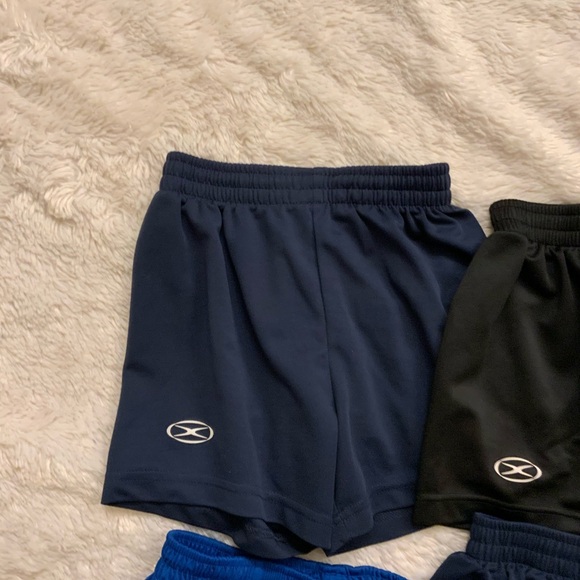 Xara Athletic Black and Blue Soccer Shorts size YS - Picture 2 of 6